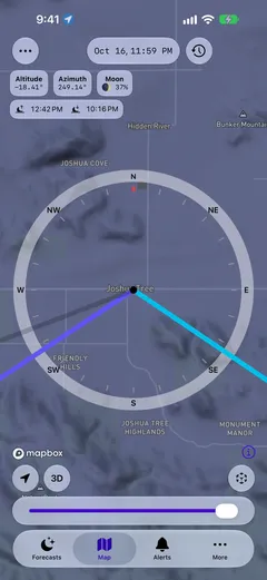 Starglow Moon map